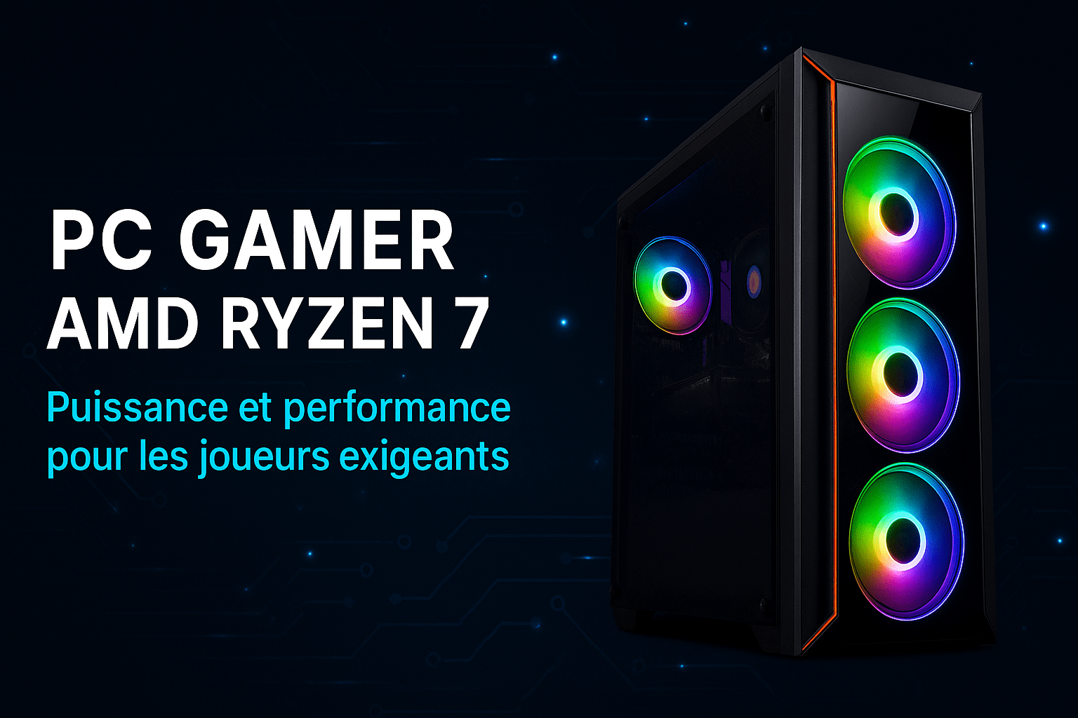 Achetez le meilleur PC Gamer AMD Ryzen 7 en ligne